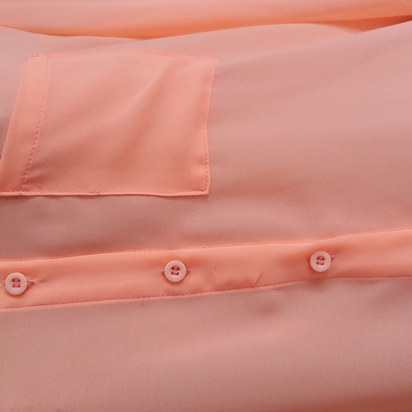 Bongo Women's  Button Down Front Longsleeve Blouse Size Large - Picture 4 of 13